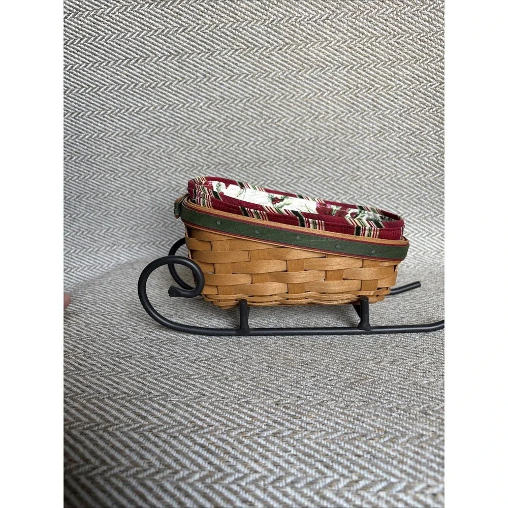 Longaberger sleigh baskets